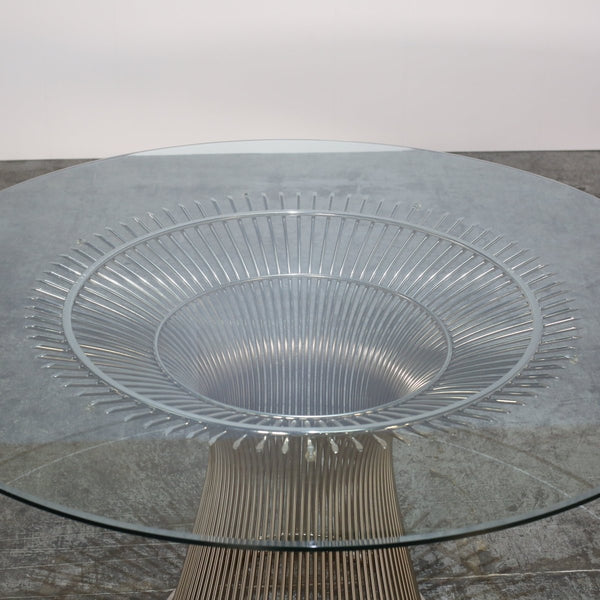 Knoll Platner Glass Dining Table by Warren Platner @ REHAUS