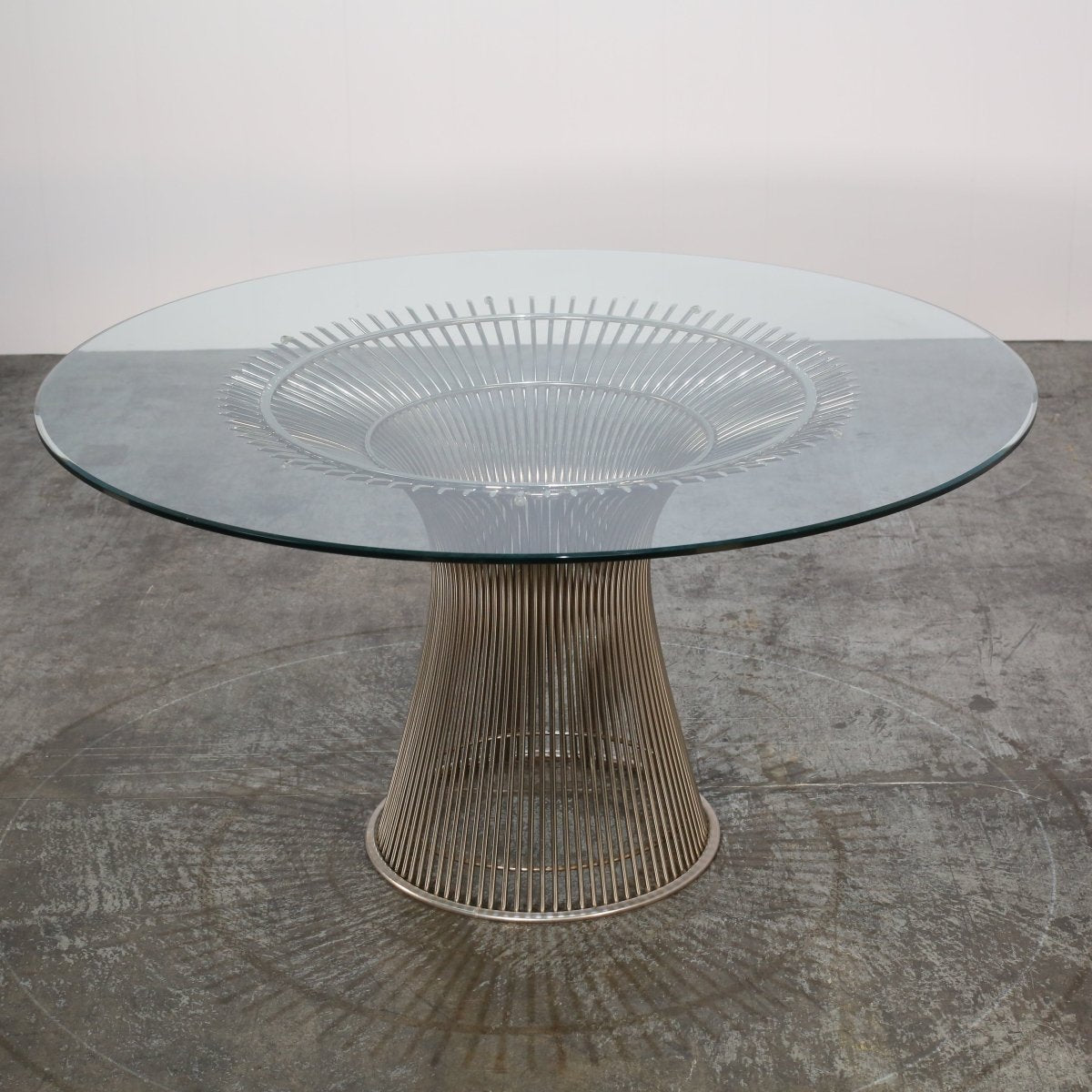 Knoll Platner Glass Dining Table by Warren Platner @ REHAUS