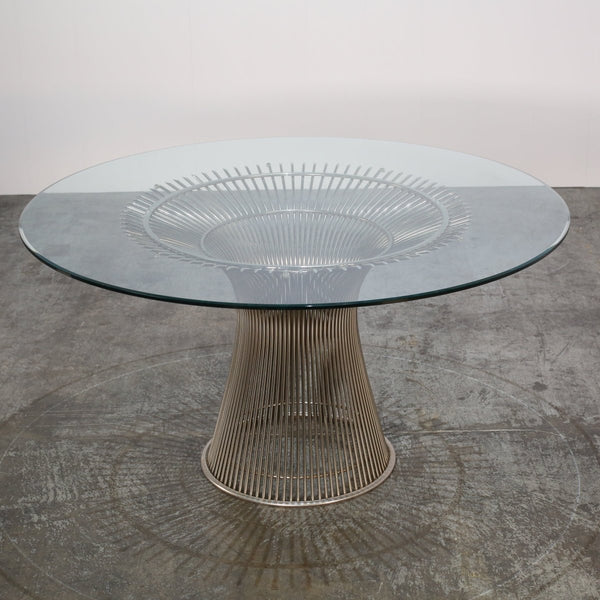 Knoll Platner Glass Dining Table by Warren Platner @ REHAUS