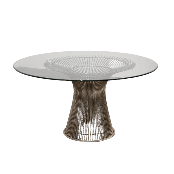Knoll Platner Glass Dining Table by Warren Platner @ REHAUS