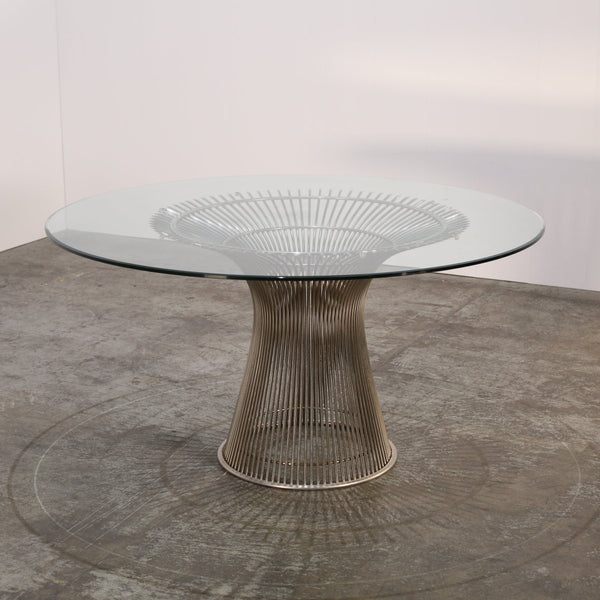 Knoll Platner Glass Dining Table by Warren Platner @ REHAUS