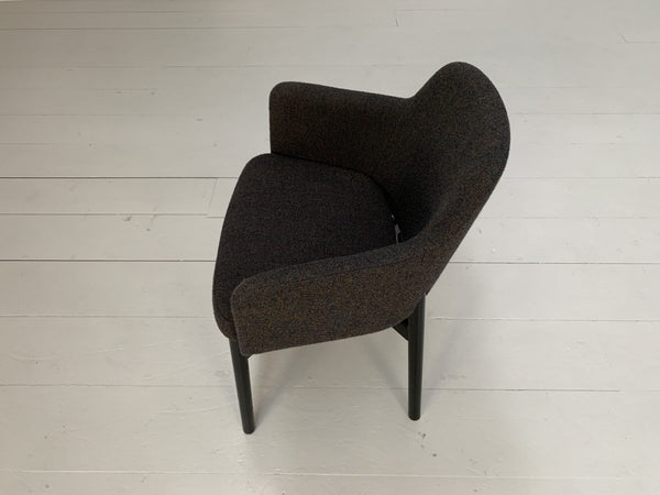 Knoll Studio Krusin 016 Armchairs - In Dark Boucle Wool, Set of Twelve @ REHAUS