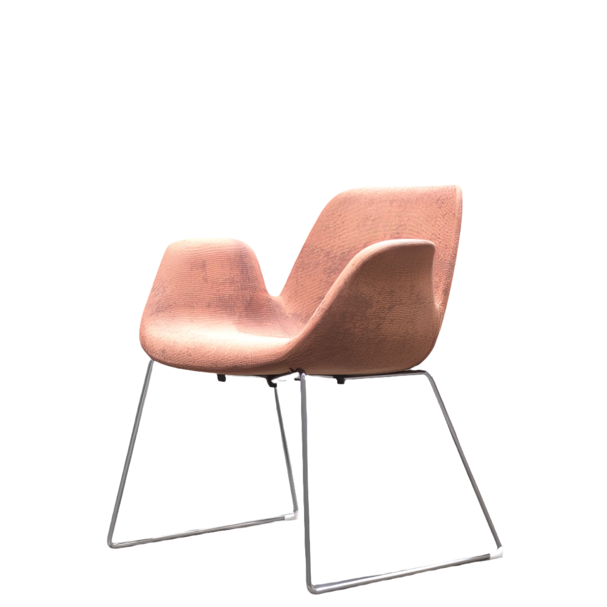 Koleksiyon Halia Shell Chair by Studio Kairos in Patterned Fabric - REHAUS - Koleksiyon