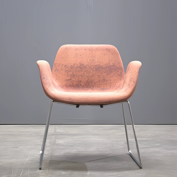Koleksiyon Halia Shell Chair by Studio Kairos in Patterned Fabric - REHAUS - Koleksiyon