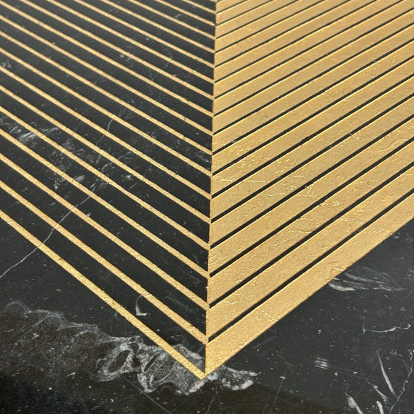 Large Gold Radius Coffee Table by Alex Mint @ REHAUS