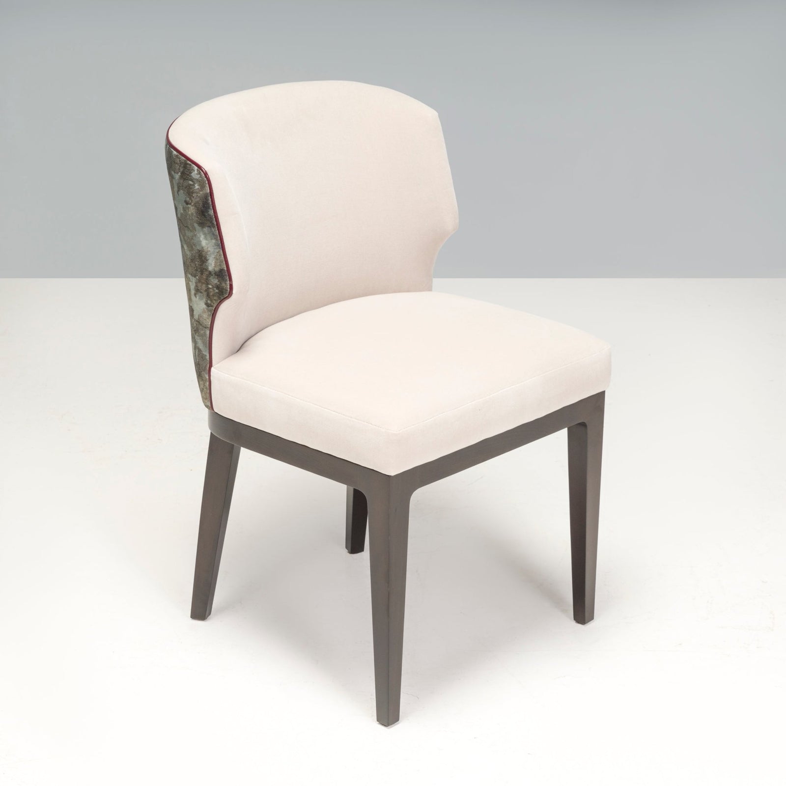 Lasalle by Dennis Miller Dining Chairs in Bespoke Patterned Fabric, Set of 8 - REHAUS - Lasalle