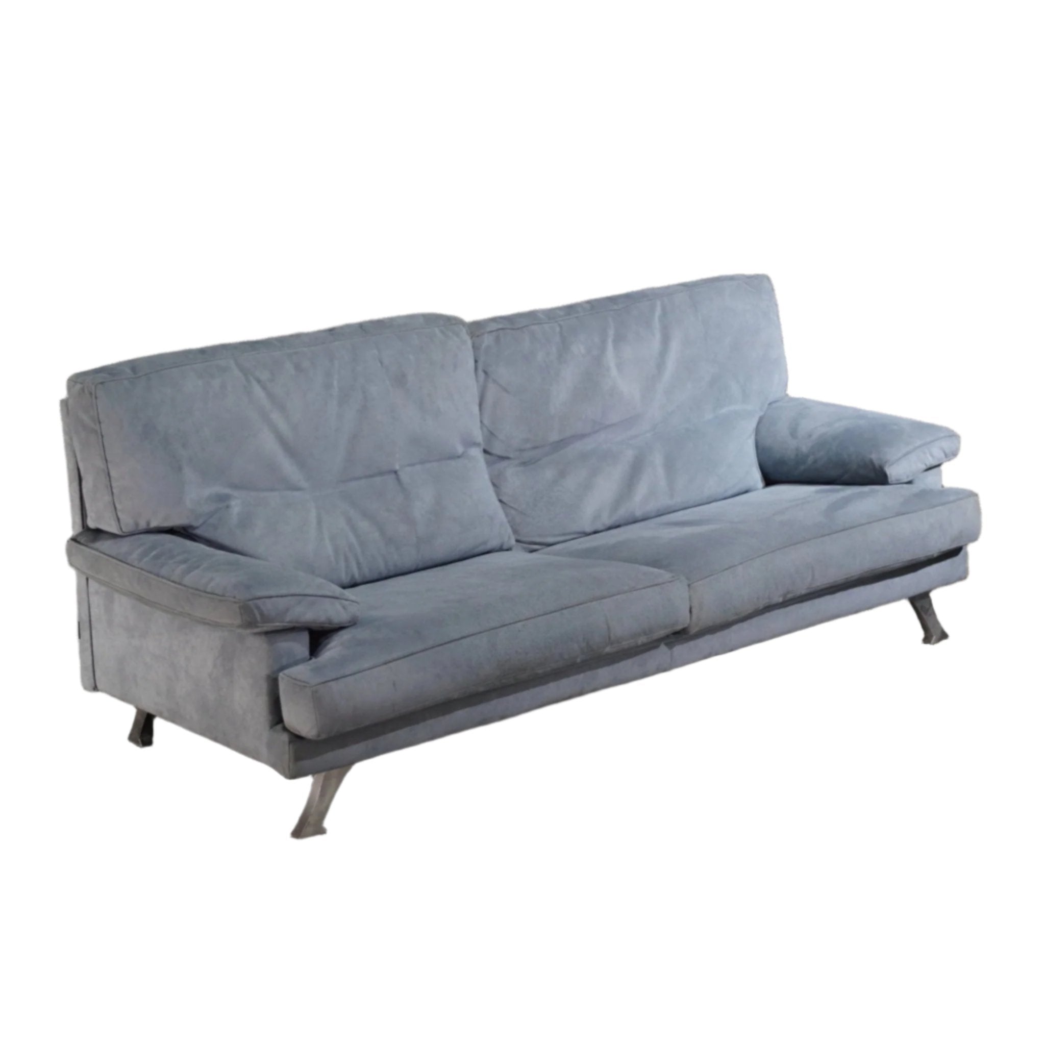 Ligne Roset 3 - Seater Sofa in Light Blue Fabric - REHAUS - Ligne Roset