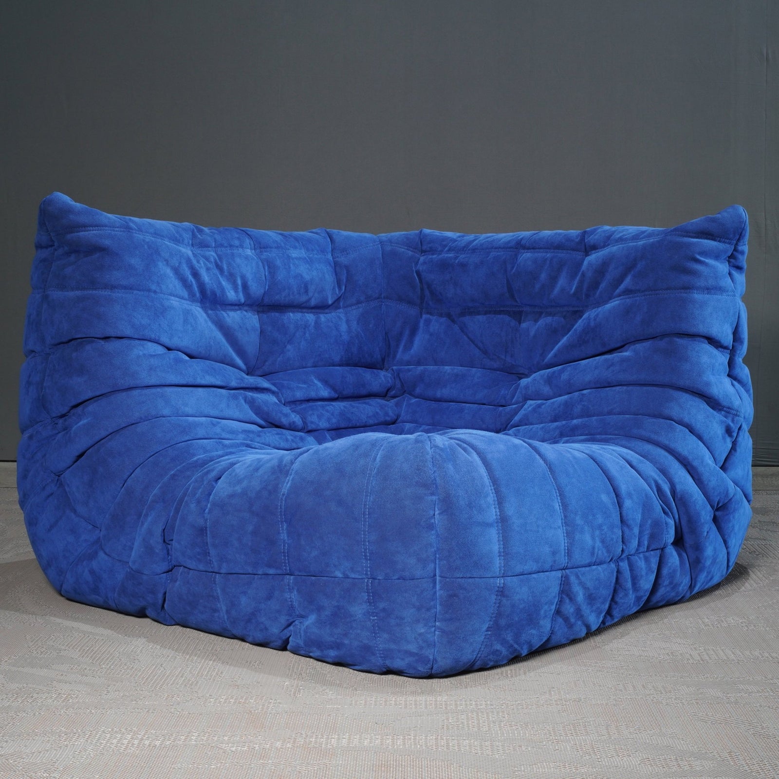 Ligne Roset Alcantara Blue Togo Corner Sofa by Michel Ducaroy @ REHAUS