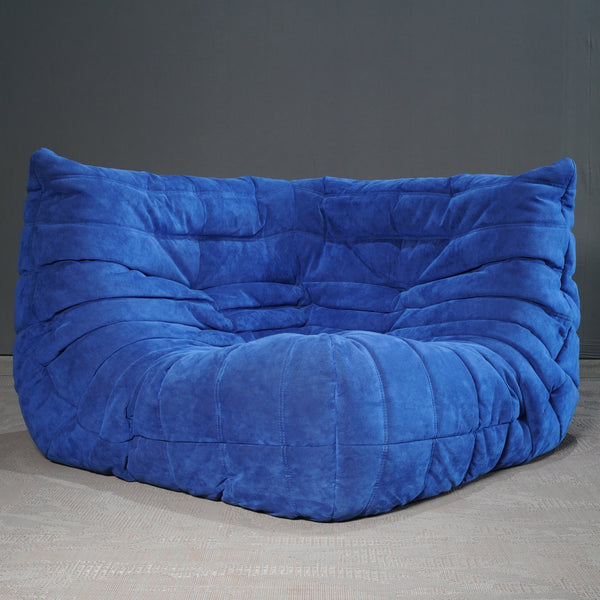 Ligne Roset Alcantara Blue Togo Corner Sofa by Michel Ducaroy @ REHAUS
