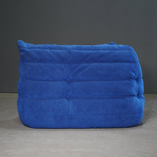 Ligne Roset Alcantara Blue Togo Corner Sofa by Michel Ducaroy @ REHAUS