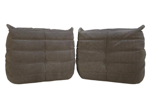 Ligne Roset Alcantara Grey Togo Armchair by Michel Ducaroy @ REHAUS