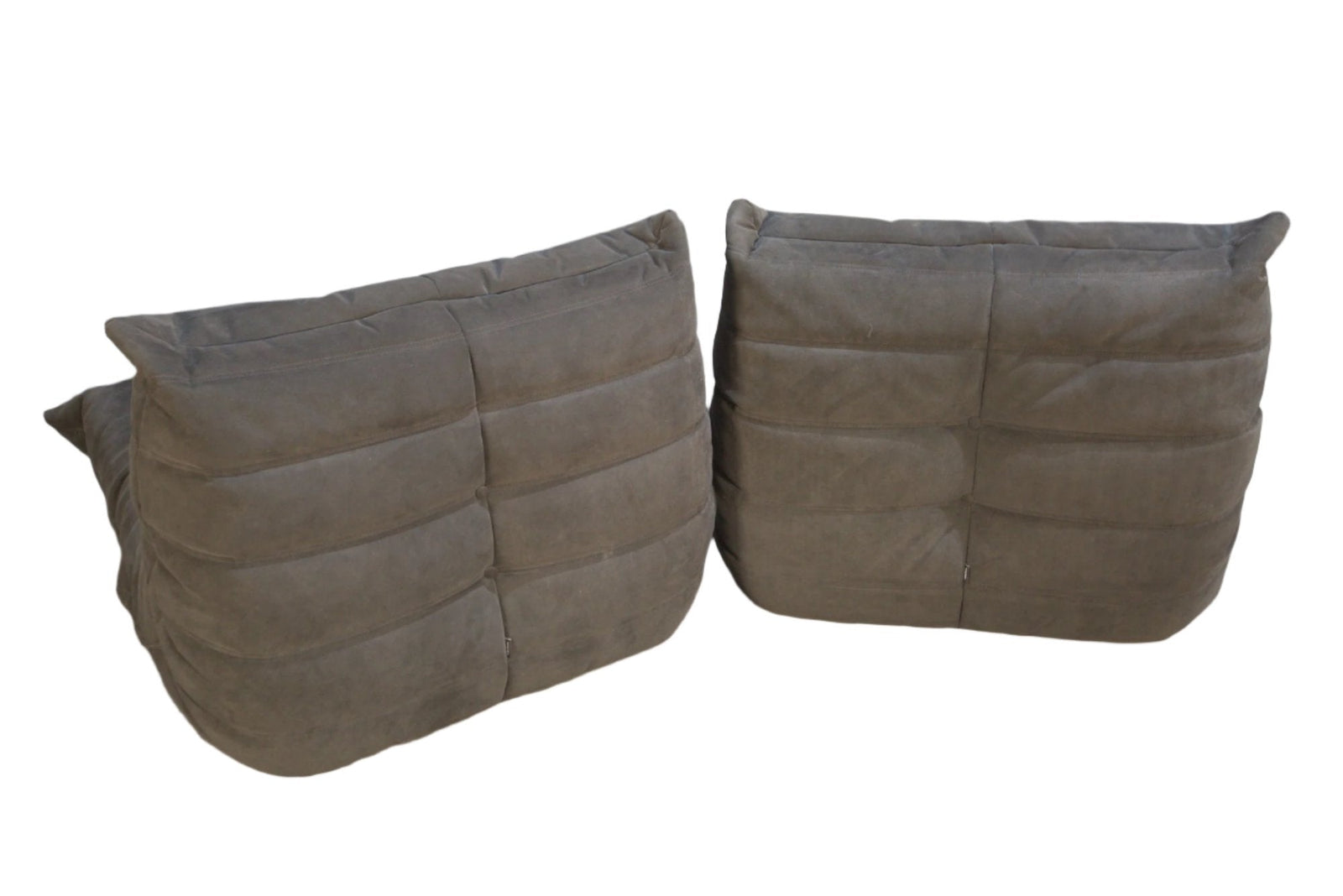 Ligne Roset Alcantara Grey Togo Armchair by Michel Ducaroy @ REHAUS