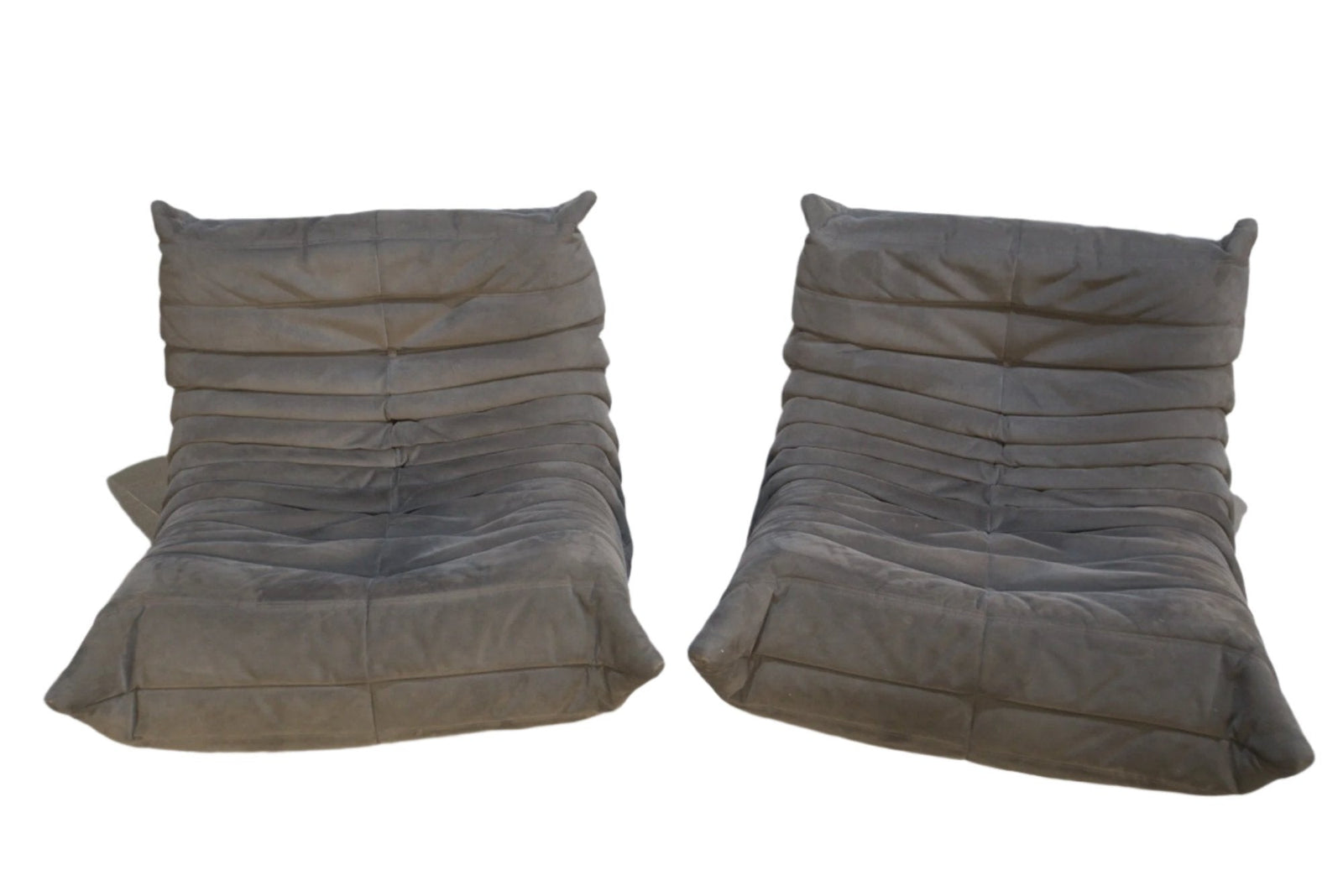 Ligne Roset Alcantara Grey Togo Armchair by Michel Ducaroy @ REHAUS