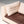 Ligne Roset by Didier Gomez Feng Ivory and Brown Leather Three - Seat Sofa - REHAUS - Didier Gomez