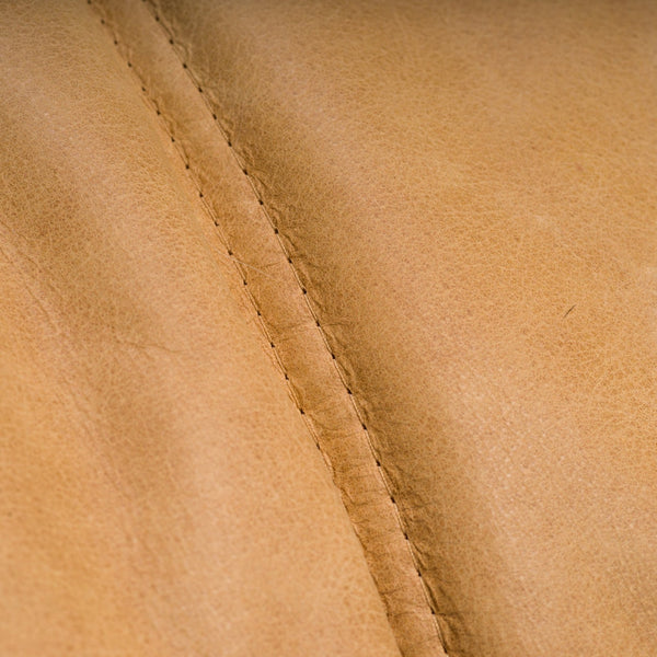 Ligne Roset by Michel Ducaroy Camel Brown Leather Togo, Set of Three - REHAUS - Michel Ducaroy