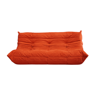 Ligne Roset by Michel Ducaroy Orange Togo Three Seater Sofa @ REHAUS