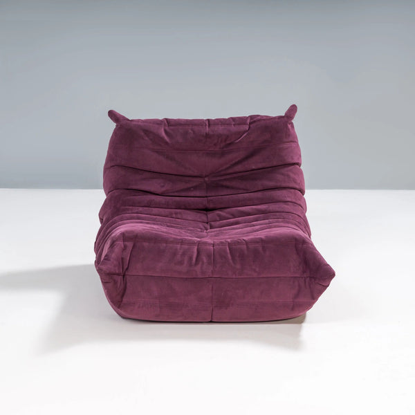 Ligne Roset by Michel Ducaroy Togo Aubergine Armchair - REHAUS - Michel Ducaroy