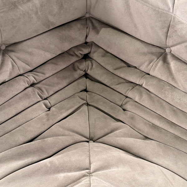 Ligne Roset by Michel Ducaroy Togo Grey Modular Sofa, Set of Three @ REHAUS
