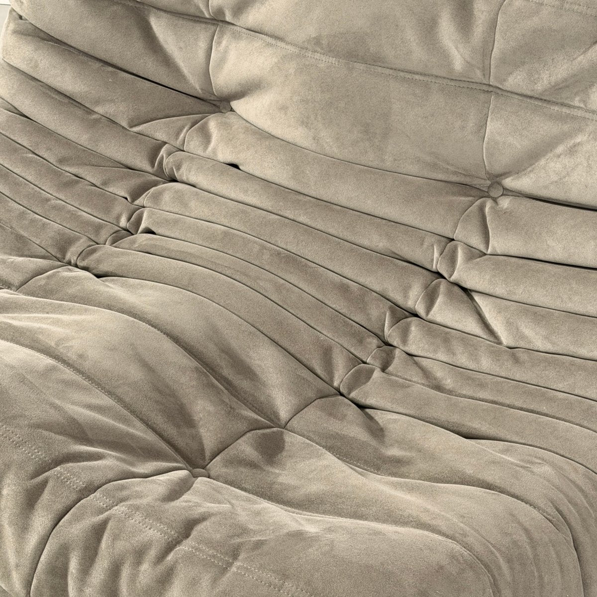 Ligne Roset by Michel Ducaroy Togo Grey Modular Sofa, Set of Three @ REHAUS