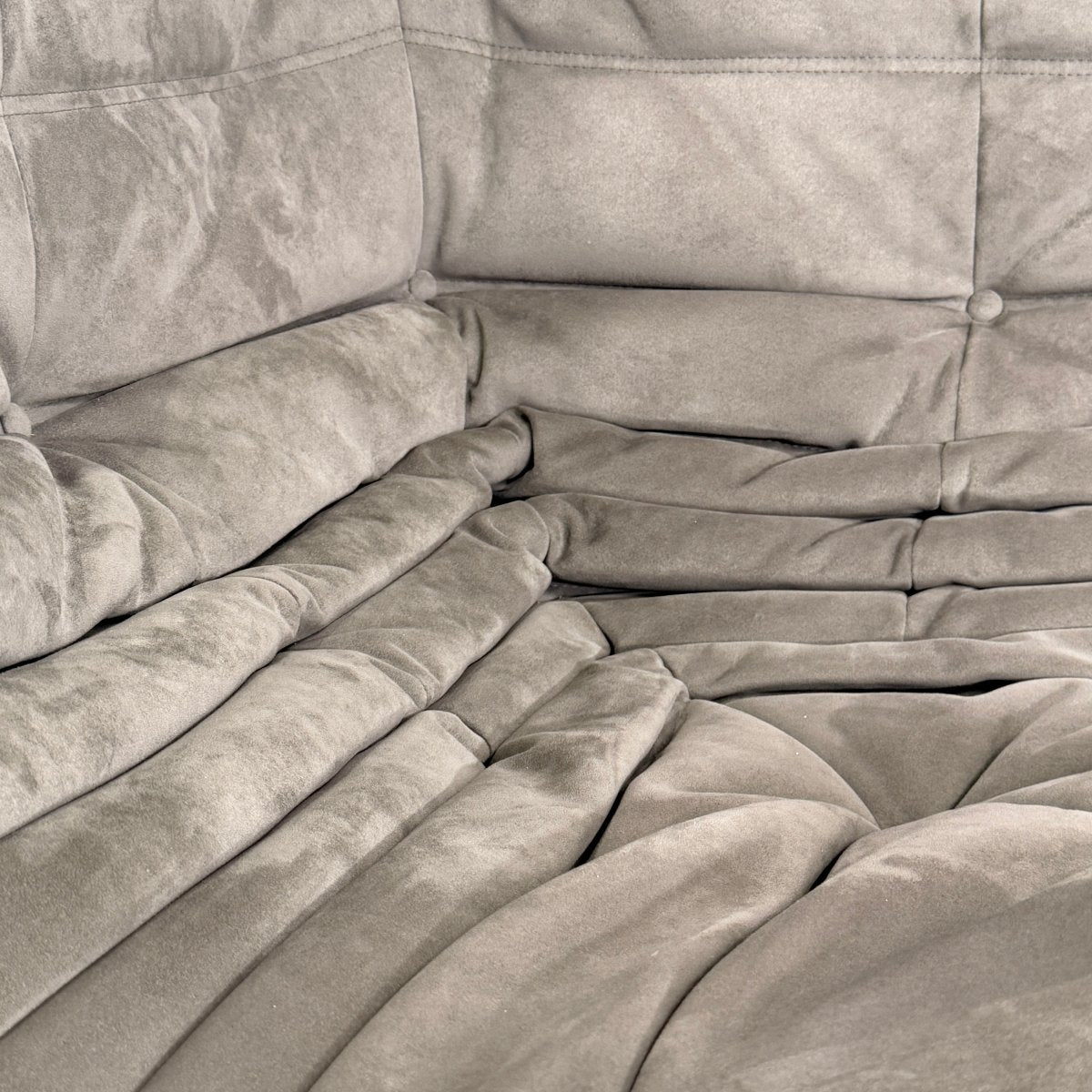 Ligne Roset by Michel Ducaroy Togo Grey Modular Sofa, Set of Three @ REHAUS