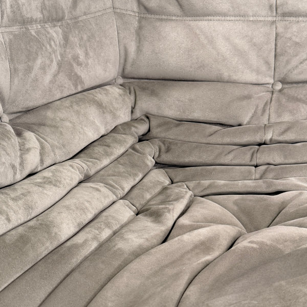 Ligne Roset by Michel Ducaroy Togo Grey Modular Sofa, Set of Three @ REHAUS