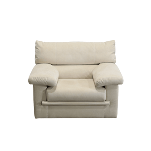 Ligne Roset Cream Suede Pallas Armchair by Claude Brisson @ REHAUS