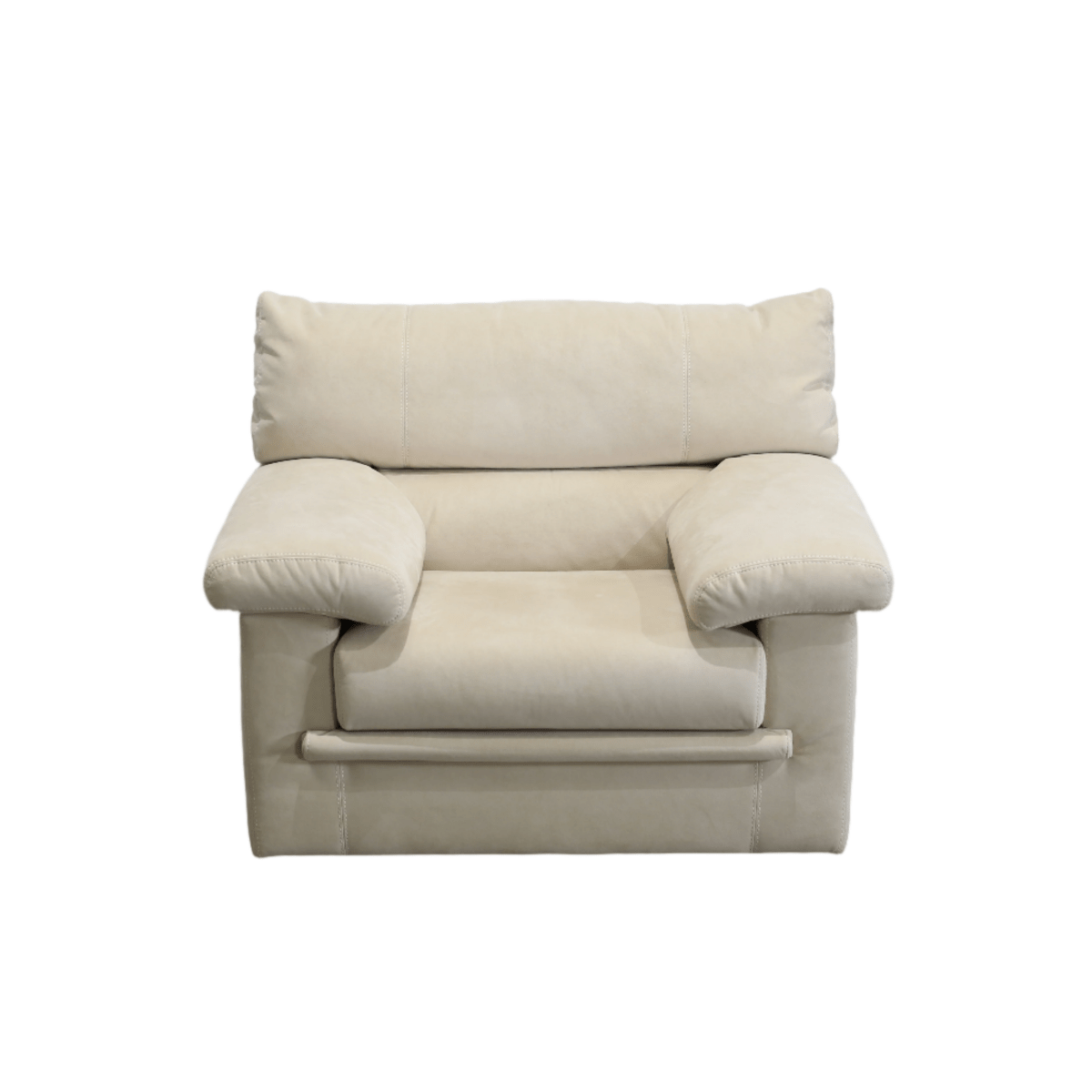 Ligne Roset Cream Suede Pallas Armchair by Claude Brisson @ REHAUS