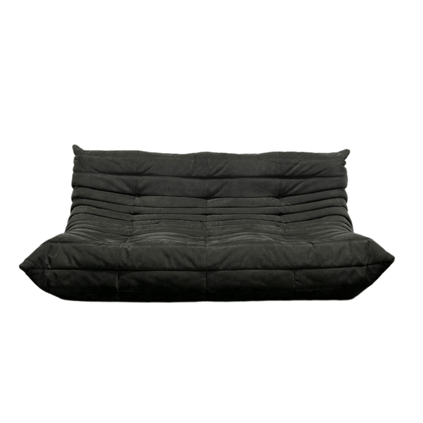 Ligne Roset Dark Grey Three Seater Togo by Michel Ducaroy