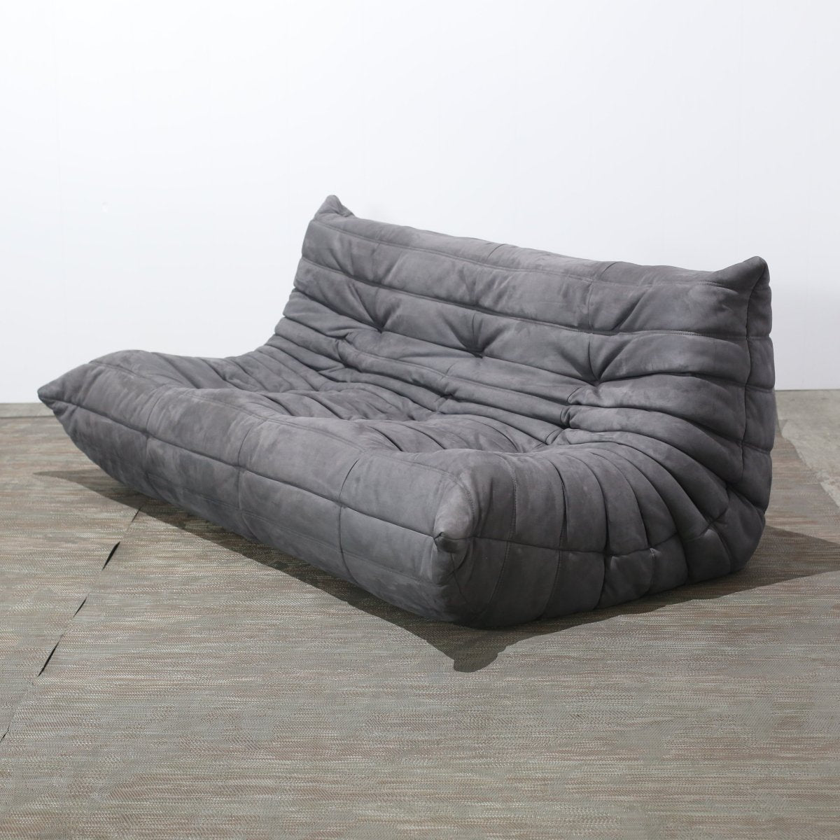 Ligne Roset Grey Corner and Three Seater Togos, Set of Two @ REHAUS