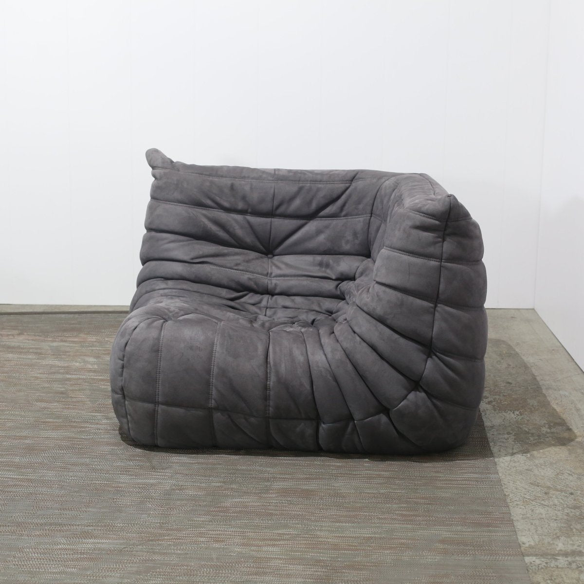 Ligne Roset Grey Corner and Three Seater Togos, Set of Two @ REHAUS