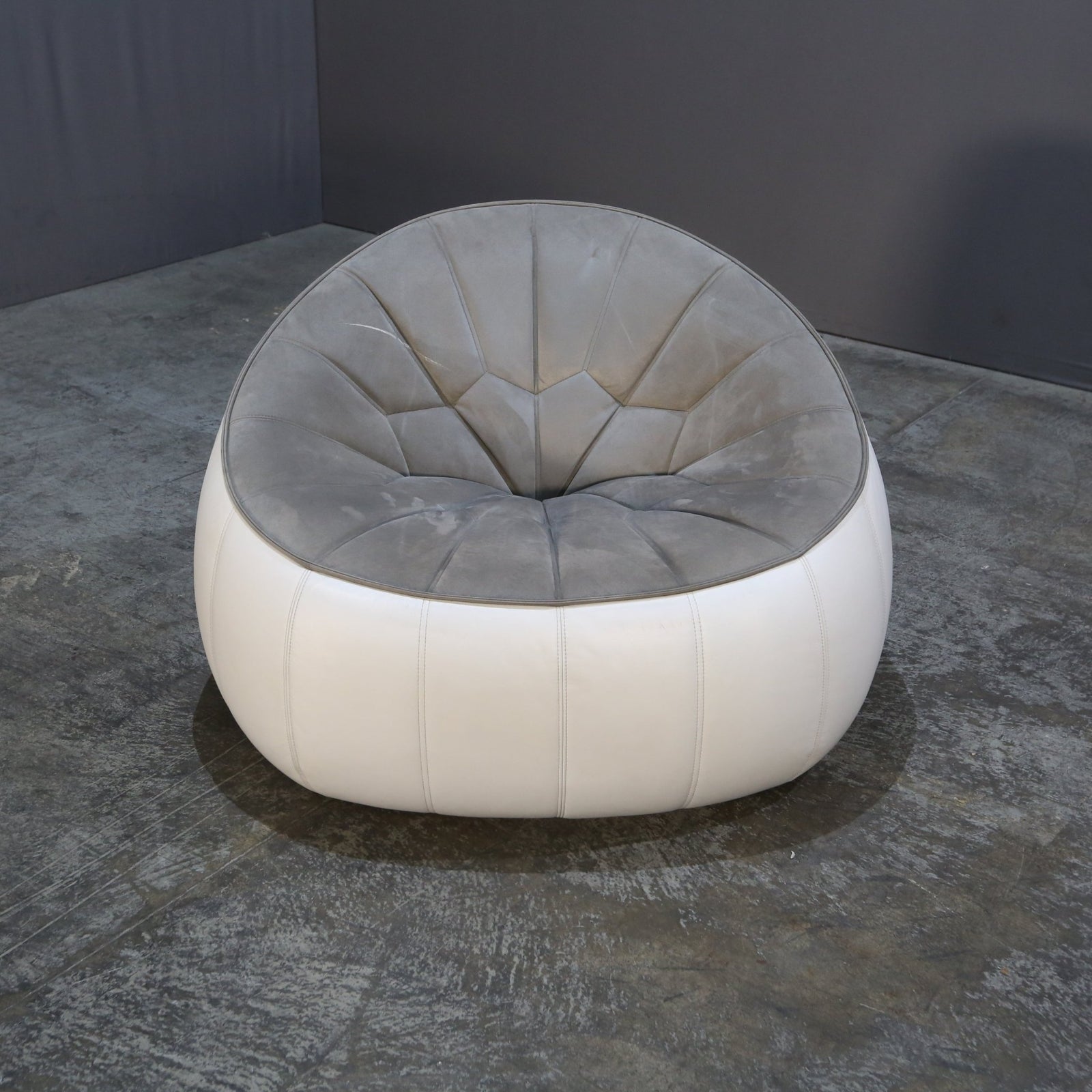 Ligne Roset Grey Ottoman Armchair by Noé Duchaufour - Lawrance @ REHAUS