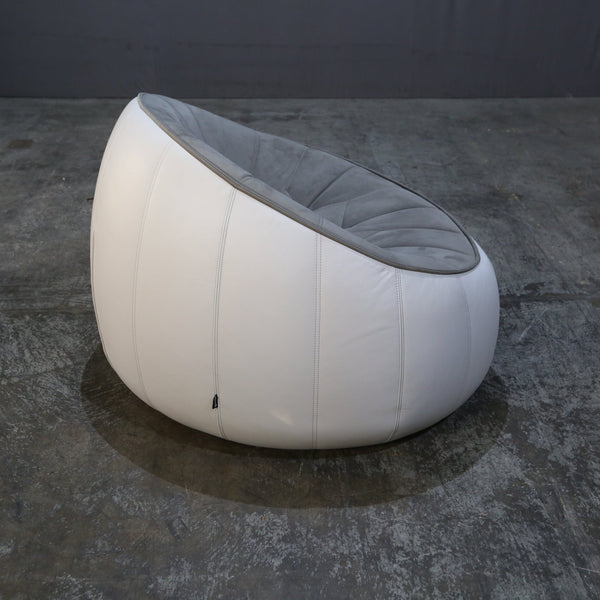 Ligne Roset Grey Ottoman Armchair by Noé Duchaufour - Lawrance @ REHAUS
