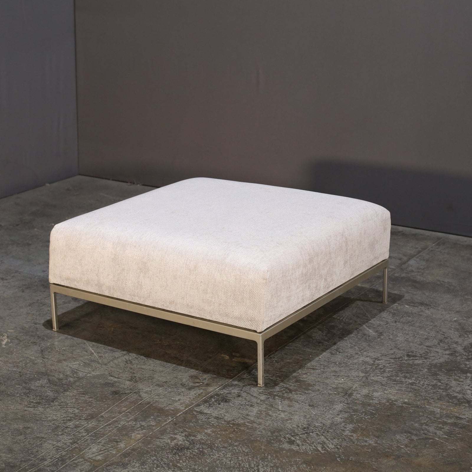 Ligne Roset Grey Ottoman @ REHAUS