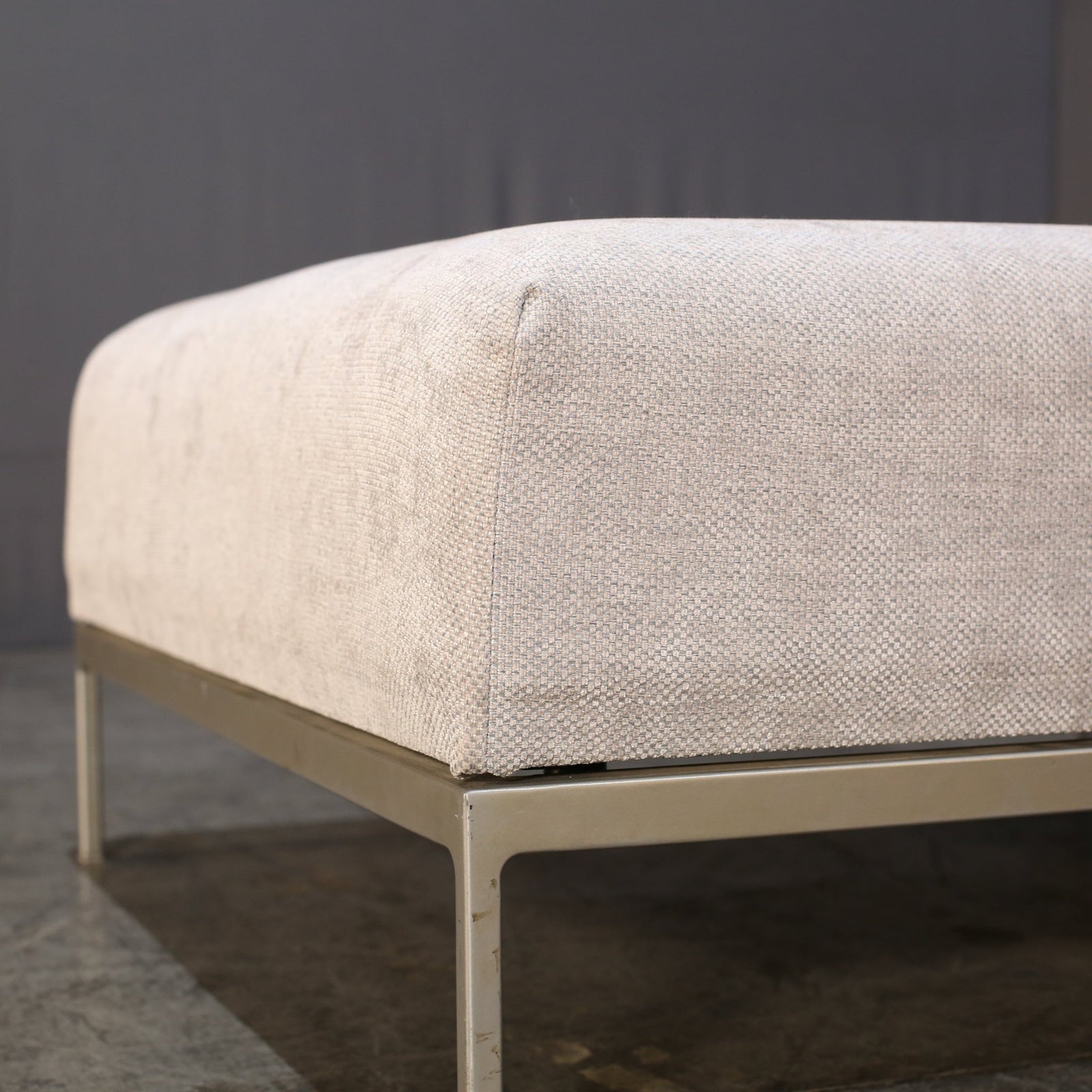 Ligne Roset Grey Ottoman @ REHAUS