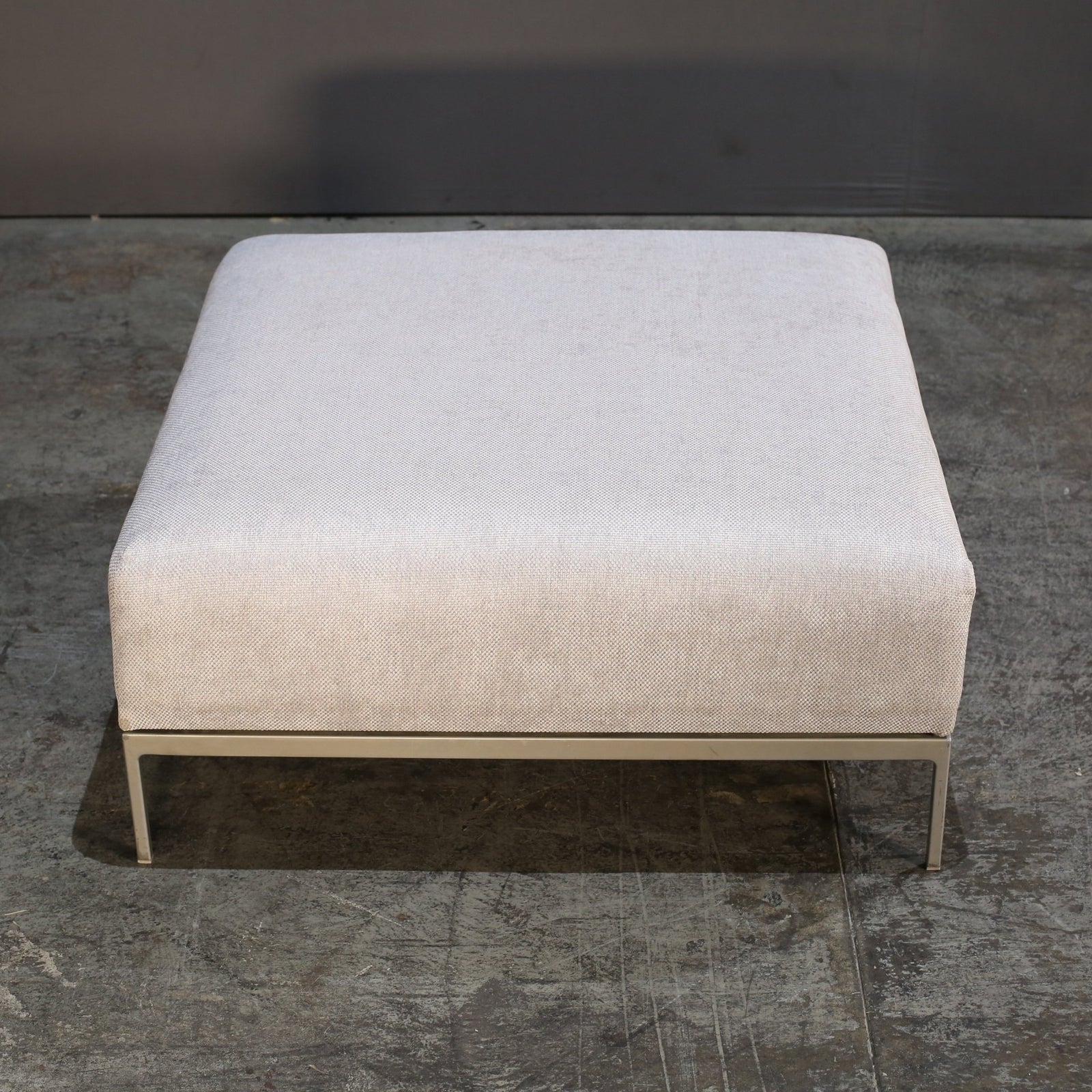 Ligne Roset Grey Ottoman @ REHAUS