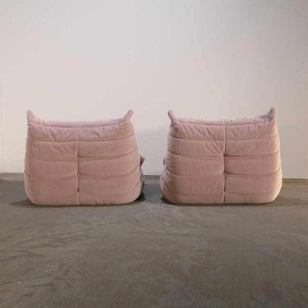 Ligne Roset Light Pink Togo Armchair by Michel Ducaroy @ REHAUS