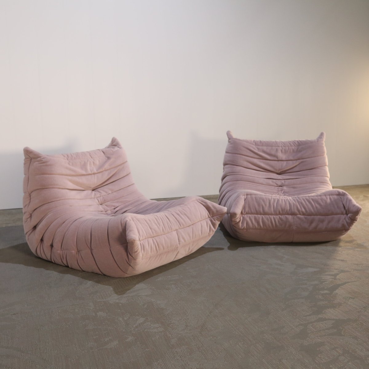 Ligne Roset Light Pink Togo Armchair by Michel Ducaroy @ REHAUS