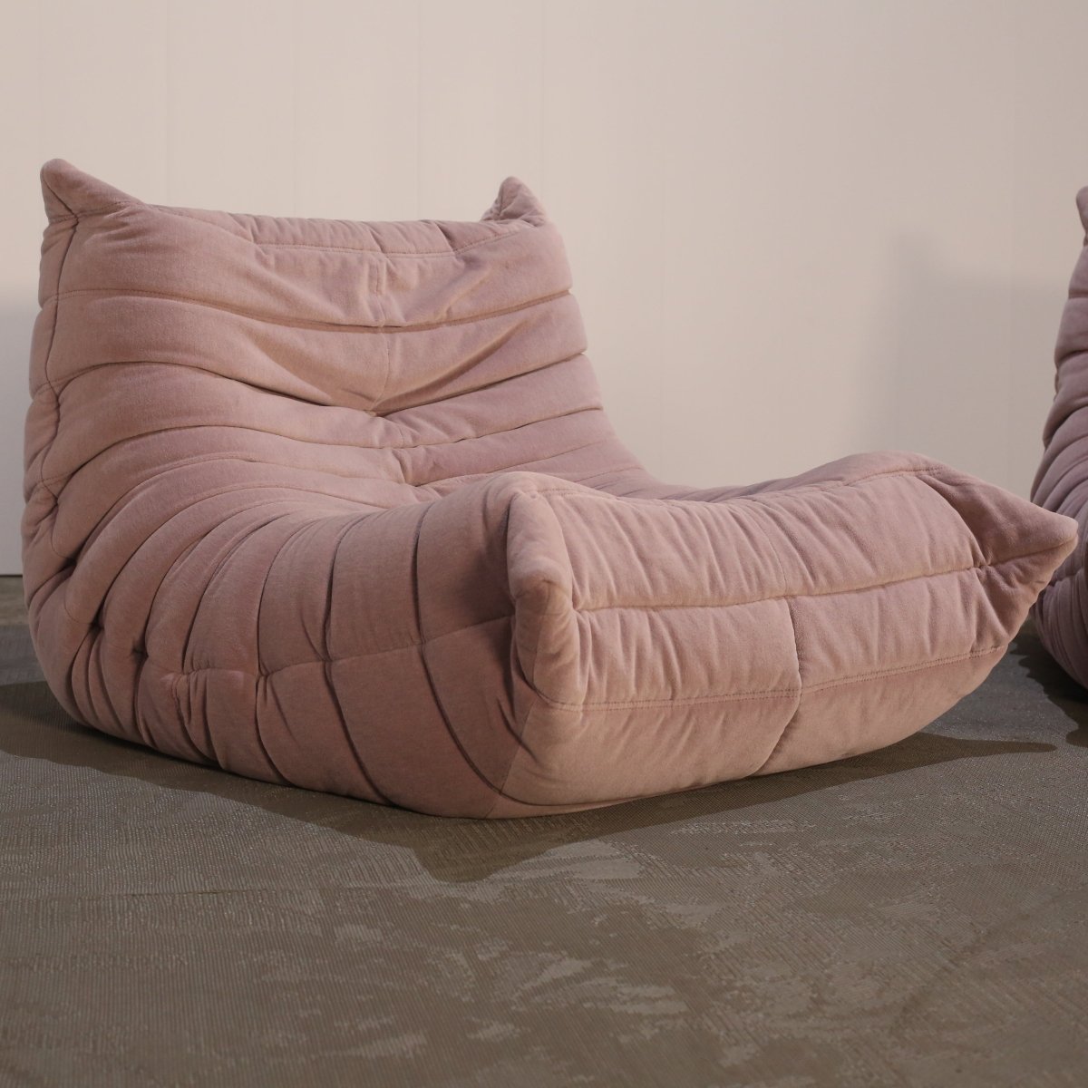 Ligne Roset Light Pink Togo Armchair by Michel Ducaroy @ REHAUS