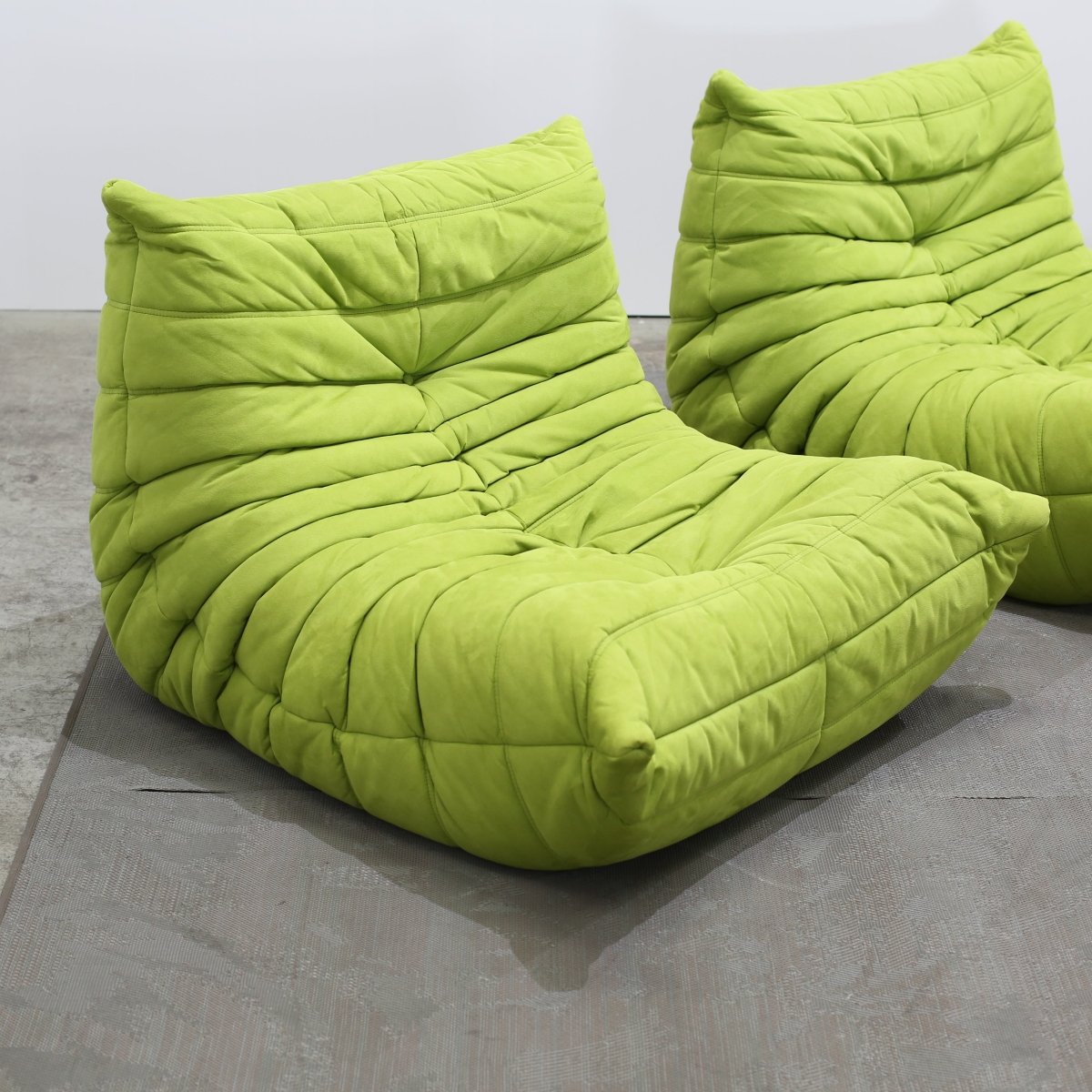 Ligne Roset Lime Green Togo Fireside Chair by Michel Ducaroy @ REHAUS