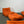Ligne Roset Orange Modular Togo Sofa and Footstool by Michel Ducaroy, Set of Five @ REHAUS