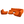 Ligne Roset Orange Modular Togo Sofa and Footstool by Michel Ducaroy, Set of Five @ REHAUS