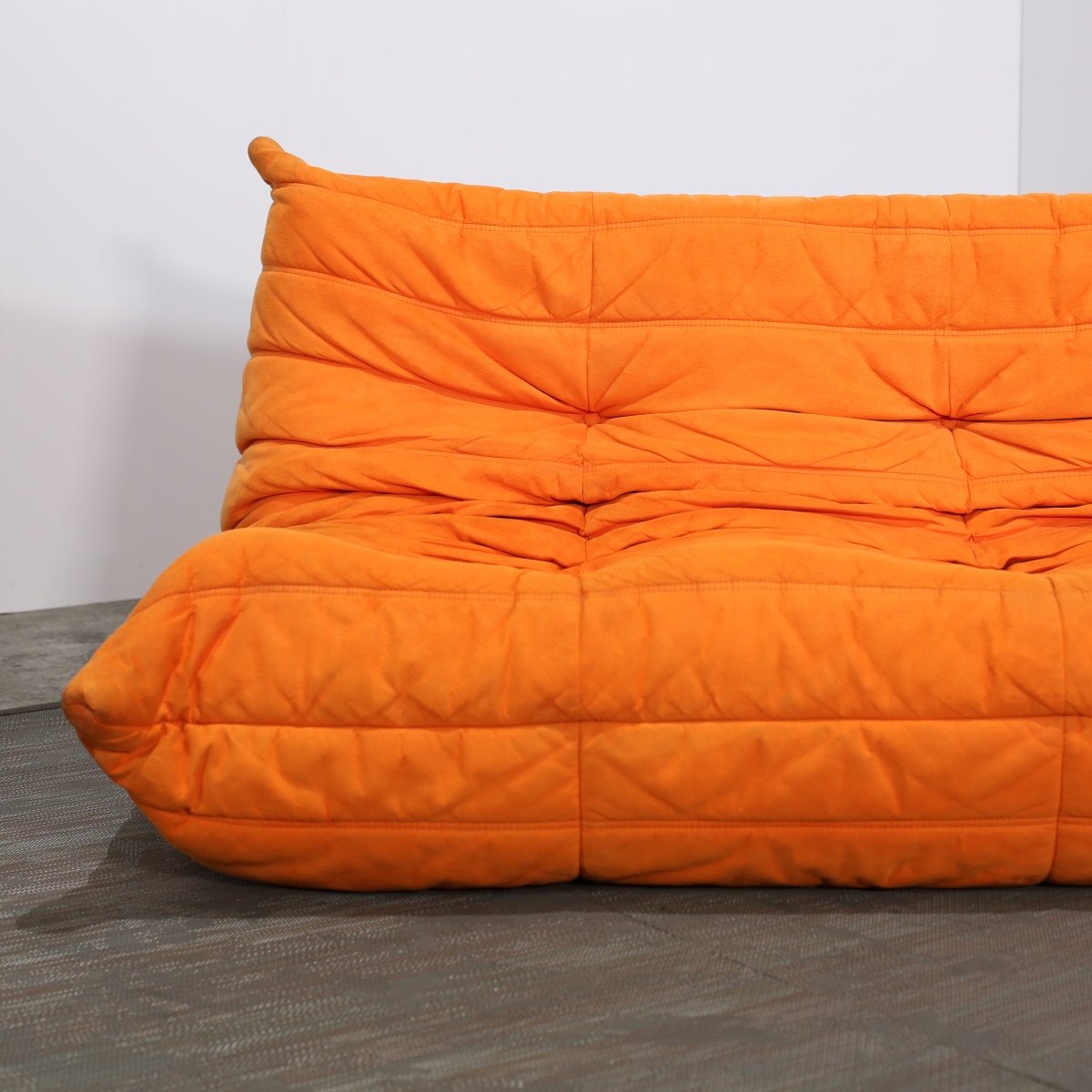 Ligne Roset Orange Three Seater Togo by Michel Ducaroy @ REHAUS