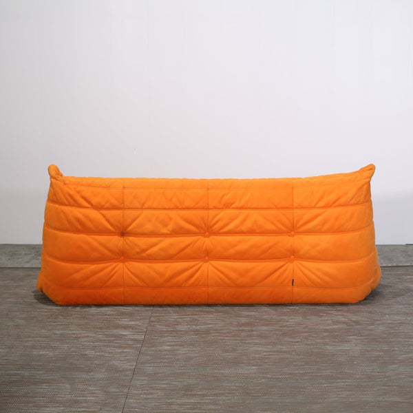 Ligne Roset Orange Three Seater Togo by Michel Ducaroy @ REHAUS