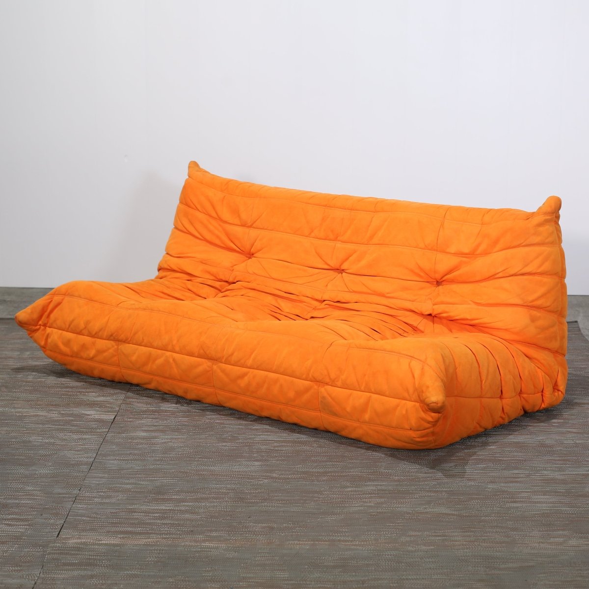 Ligne Roset Orange Three Seater Togo by Michel Ducaroy @ REHAUS