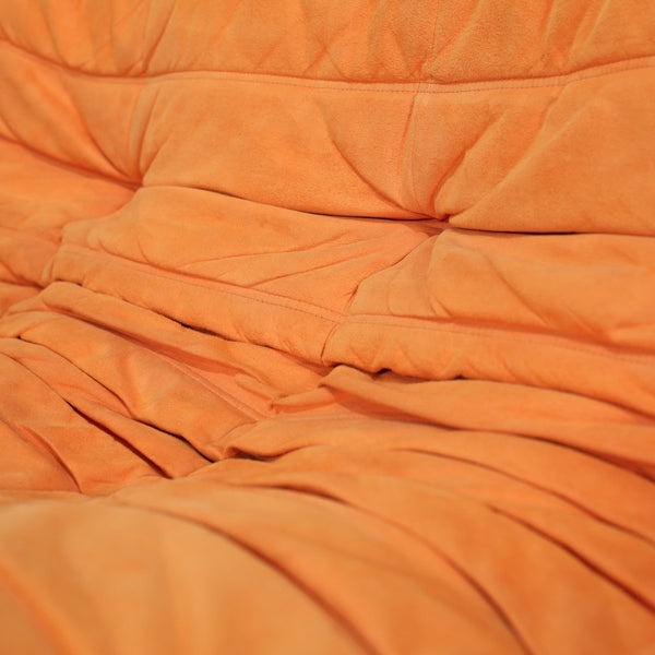 Ligne Roset Orange Three Seater Togo by Michel Ducaroy @ REHAUS