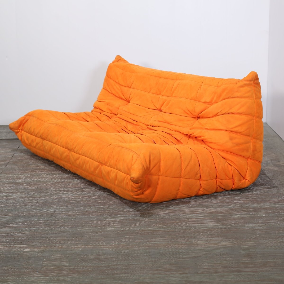 Ligne Roset Orange Three Seater Togo by Michel Ducaroy @ REHAUS