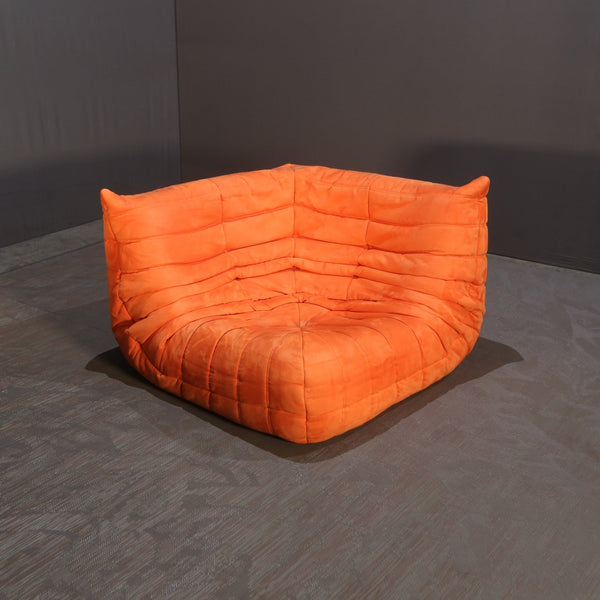 Ligne Roset Orange Togo Corner Armchair by Michel Ducaroy @ REHAUS