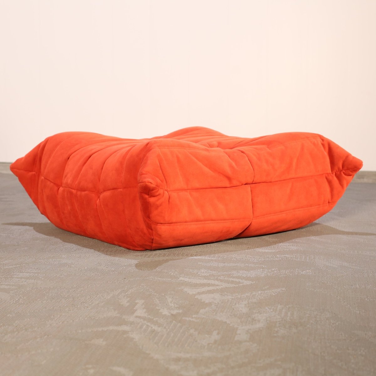 Ligne Roset Orange Togo Corner Sofa and Ottoman by Michel Ducaroy @ REHAUS