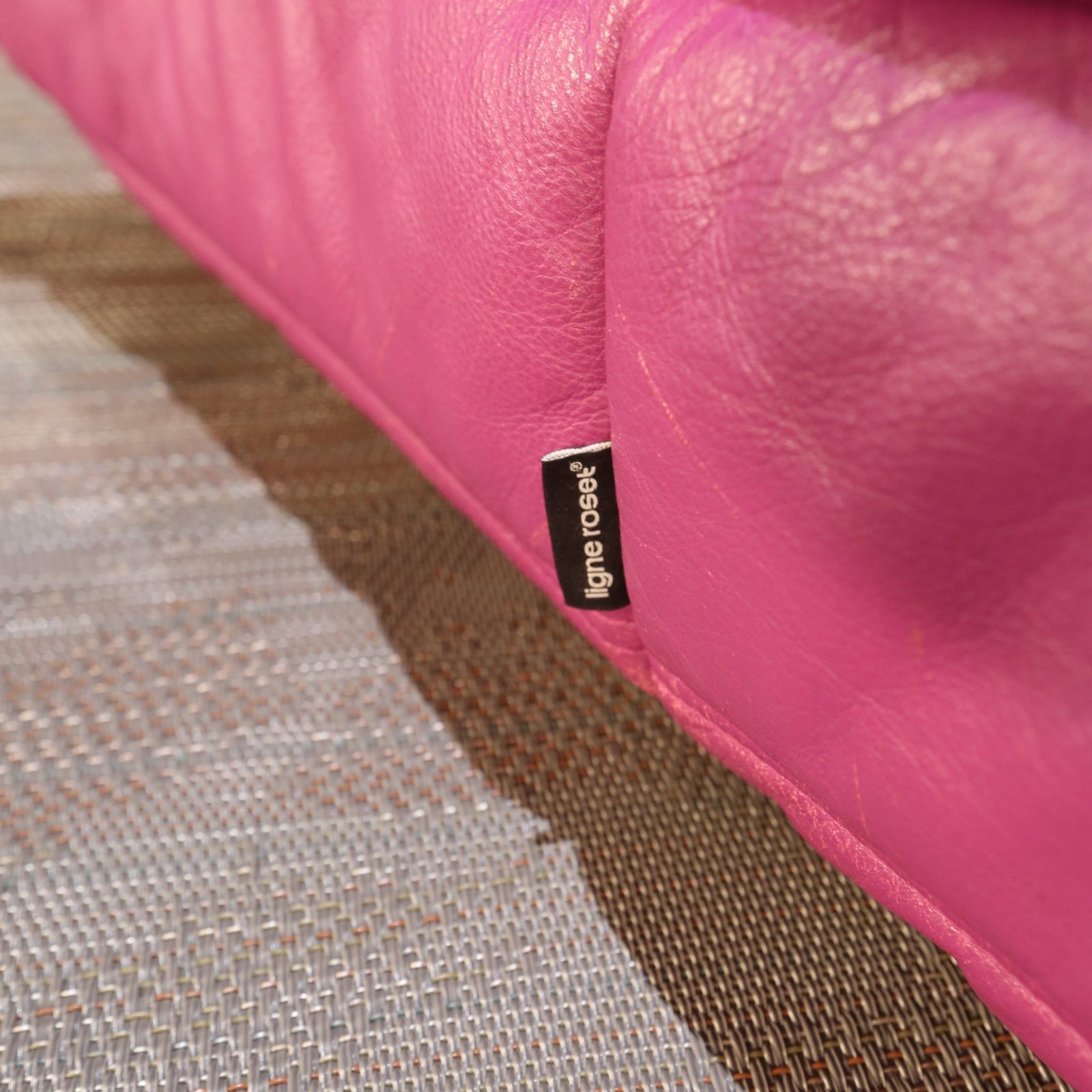 Ligne Roset Pink Togo Ottoman by Michel Ducaroy @ REHAUS
