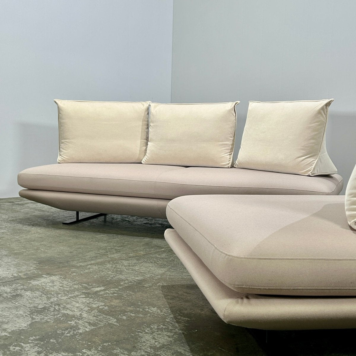 Ligne Roset Prado Sofa and Ottomans by Christian Werner, Set of Three @ REHAUS
